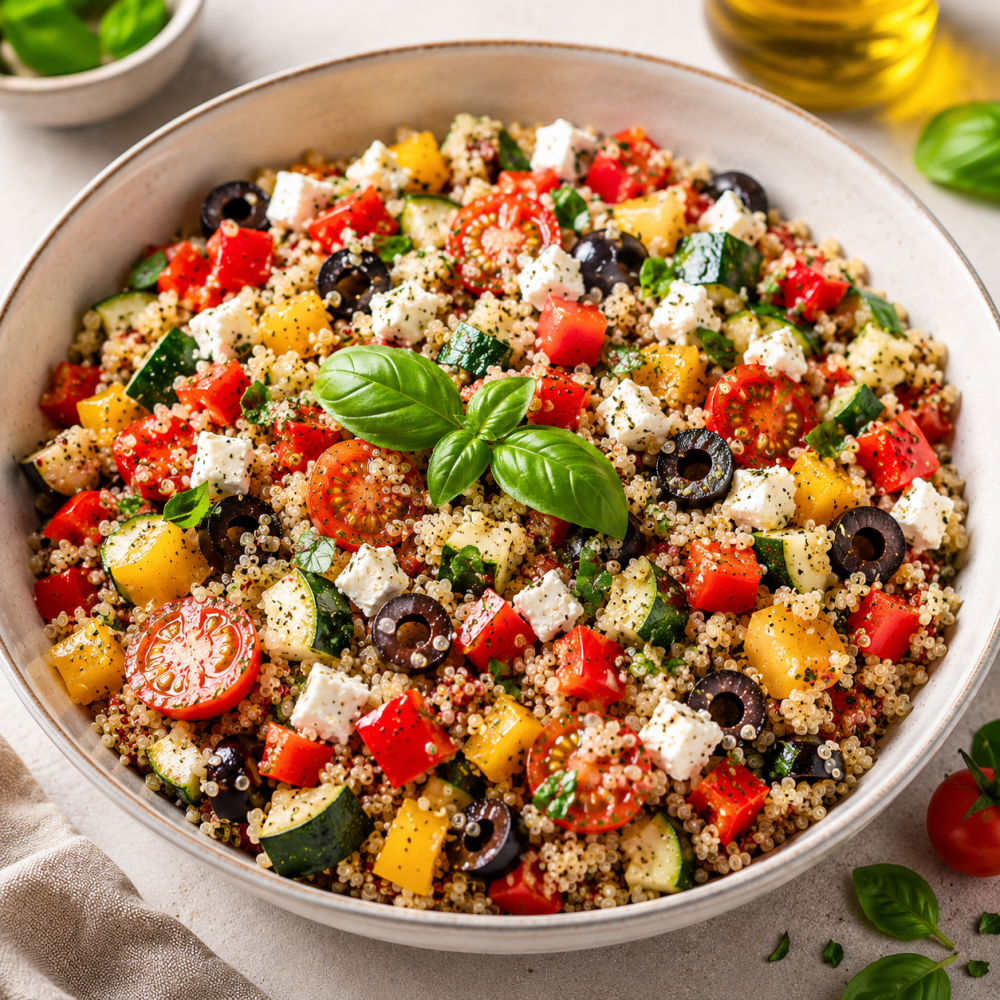 Salade méditerranéenne quinoa